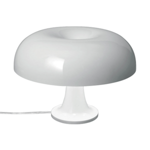 nesso lampe de table. orange vif et blanc. LUMINAIRE DARC ABIDJAN