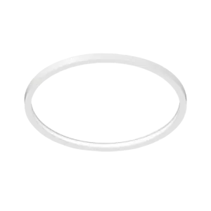 Darc — Un cadre ovale stylisé en pixel art, bordure blanche sur fond noir, évoquant un design rétro-futuriste et épuré.