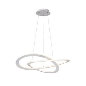 SUSPENSION FANTAISIE, BLANC SABLEUX. DARC LUMINAIRE ABIDJAN