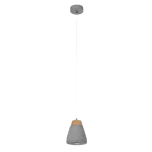 Darc — Applique murale suspendue en métal avec un abat-jour en verre translucide de forme carrée, fixée par un bras métallique fin sur fond noir