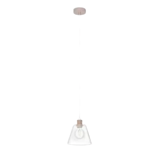 Darc — Une lampe suspendue minimaliste composée d’un tube métallique blanc et d’un abat-jour géométrique en forme de carré, fixée à un socle blanc sur