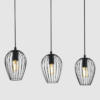 NEWTOWN 3x Suspension E27 noire – Image 3