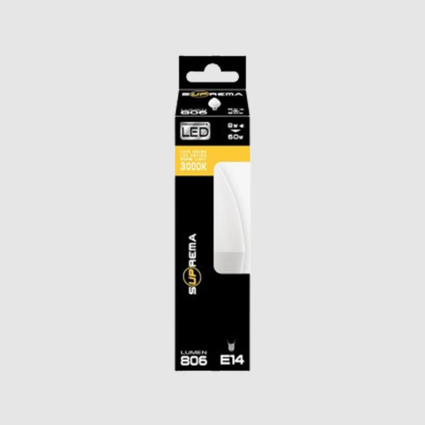 AMPOULE LED E14 60W 220-240V P8W 3000K – Image 3