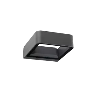 Darc — Plaque de cuisson encastrée en acier inoxydable de couleur noire, avec bordures légèrement relevées et surface lisse, posée sur un fond uni