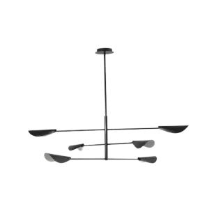 Darc — Structure métallique minimaliste composée de trois étagères suspendues en forme de T, conçue pour y poser des bijoux avec une élégance épurée e