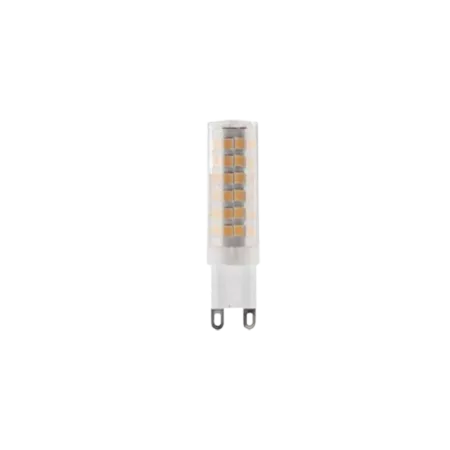 Darc — Un module LED linéaire de couleur blanche, encastrable, avec des bandes lumineuses orange et blanches alignées verticalement, conçu pour un écl