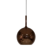 Glo large suspension en verre miroir bronze. LUMINAIRE DARC ABIDJAN