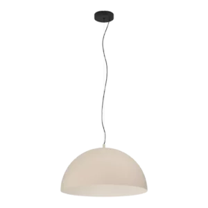 Darc — Applique suspendue en forme de pyramide inversée à base carrée, composée de segments métalliques blancs et d’un abat-jour blanc translucide, fi