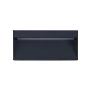 Darc — Meuble sous évier encastré de couleur noire, avec un intérieur profond et une finition lisse et épurée, idéal pour une cuisine contemporaine.