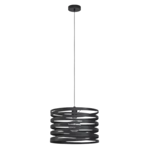 Darc — Applique murale suspendue en métal et verre transparent, composée d’un cylindre translucide et d’un support rectangulaire chromé, fixée au plaf