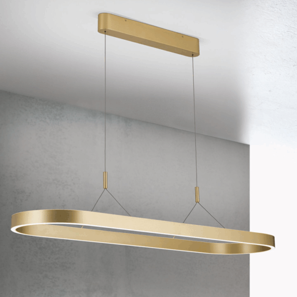 maison décoration dorée Salon led luminaire