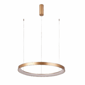 LAMPE LED SUSPENDUE 60W 3000K OR BROSSE. LUMINAIRE DARC ABIDJAN