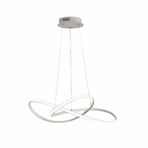 SUSPENSION LED FANTAISIE BLANC. LUMINAIRE DARC ABIDJAN