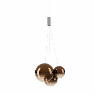 RANDOM SUSPENSION LED BRONZE. LUMINAIRE DARC ABIDJAN