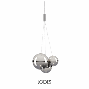 RANDOM LUMINAIRE LED SUSPENDU CHROME . LUMINAIRE DARC ABIDJAN