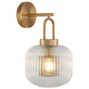 Applique murale en verre. LUMINAIRE DARC ABIDJAN