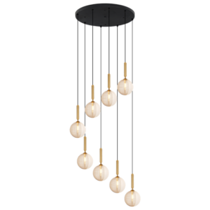 Suspension stairs 8L G9. DARC LUMINAIRE ABIDJAN