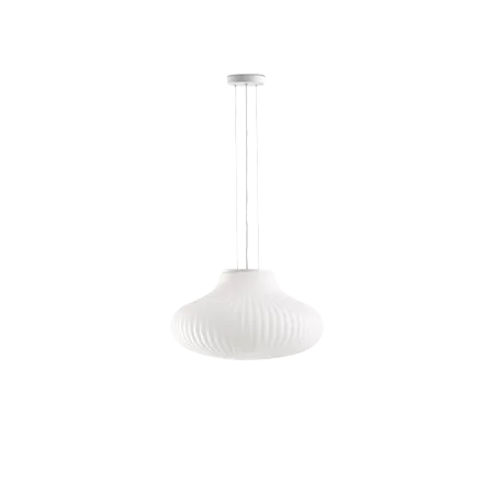 Darc — Applique murale blanche en forme de pied élancé avec une base carrée et un tube vertical translucide, posée sur un fond noir.