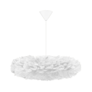 Eos Esther grande suspension en plumes. DARC LUMINAIRE ABIDJAN