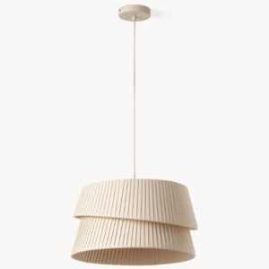 Nyla suspension avec abat-jour asymétrique. DARC LUMINAIRE ABIDJAN