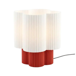 BLOOM lampe de table base rouge. DARC LUMINAIRE ABIDJAN