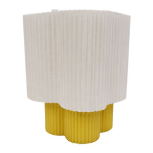 BLOOM lampe de table base jaune. DARC LUMINAIRE ABIDJAN