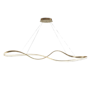 LIA lampe grande feuille or. DARC LUMINAIRE ABIDJAN