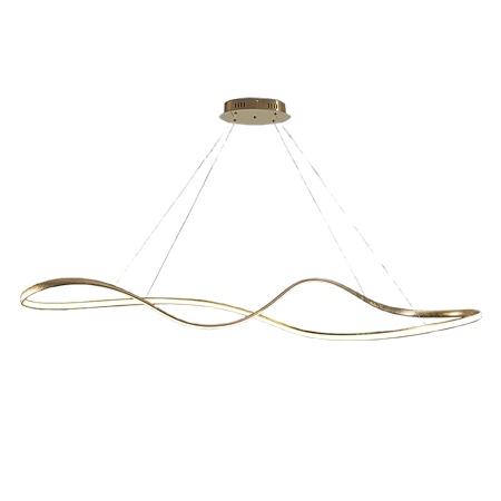 LIA lampe grande feuille or. DARC LUMINAIRE ABIDJAN