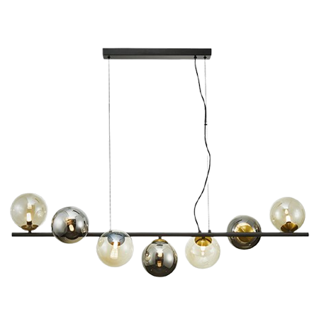 INOA lampe 7L noir-fumée-ambré. DARC LUMINAIRE ABIDJAN