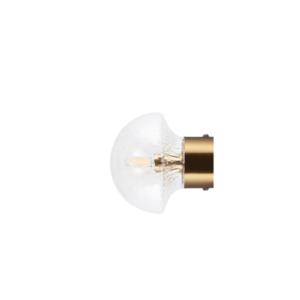 Fungo 16 Applique/plafonnier IP44 – Transparent/laiton brossé. DARC LUMINAIRE ABIDJAN