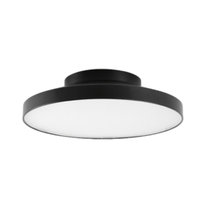 TAK SURFACE Plafonnier noir prismatique. DARC LUMINAIRE ABIDJAN